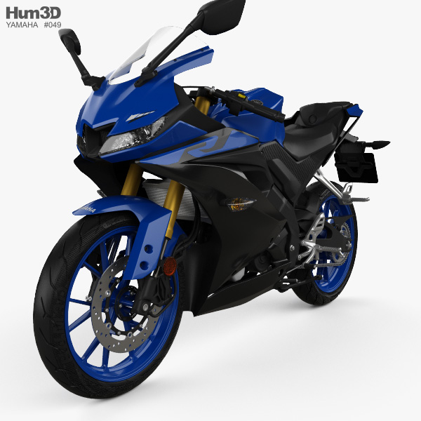 Yamaha YZF-R125 2019 3D модель