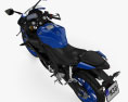 Yamaha YZF-R125 2019 Modelo 3D vista superior