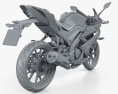 Yamaha YZF-R125 2019 3D模型