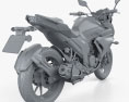 Yamaha Fazer 25 2018 3Dモデル