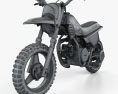 Yamaha PW50 2020 3d model wire render