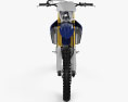 Yamaha WR450F 2020 3D-Modell Vorderansicht