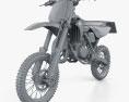 Yamaha YZ65 2019 3d model clay render