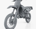 Yamaha YZ85 2015 Modello 3D clay render