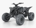 Yamaha YZF-450 2020 Modello 3D wire render