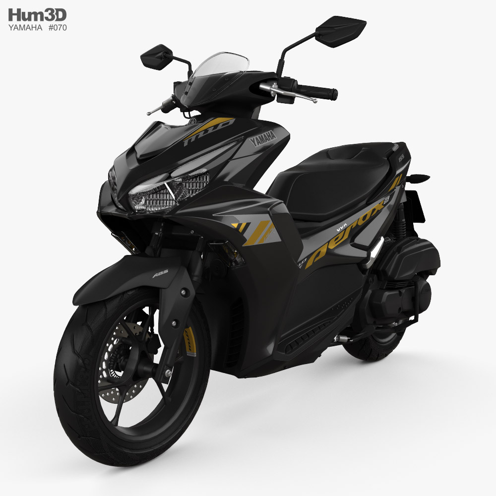 Yamaha Aerox 155 2021 3D 모델 