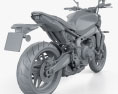 Yamaha MT-09 2021 3D模型