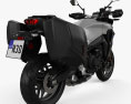 Yamaha Tracer9 GT 2021 3D-Modell Rückansicht