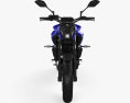 Yamaha MT-07 2024 3Dモデル front view