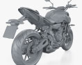 Yamaha MT-07 2024 3Dモデル