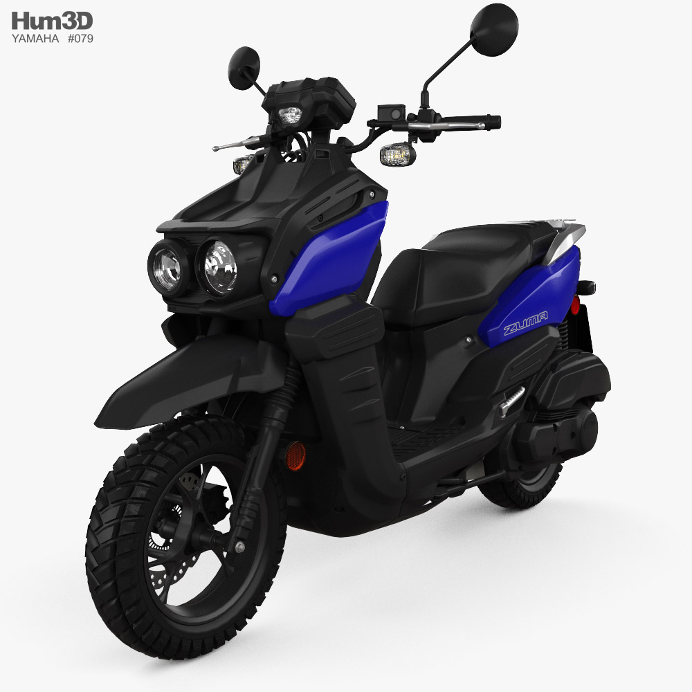 Yamaha Zuma 125 2022 3D模型