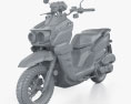 Yamaha Zuma 125 2024 3D 모델  clay render