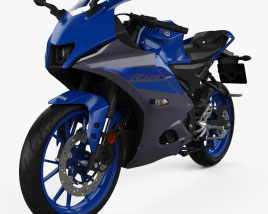 Yamaha YZF R125 2024 3D model