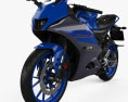 Yamaha YZF R125 2024 3D 모델 