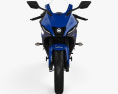 Yamaha YZF R125 2024 3d model front view