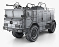 Yankee-Walter PLF 6000 Dry Powder Fire Truck 1972 3d model wire render