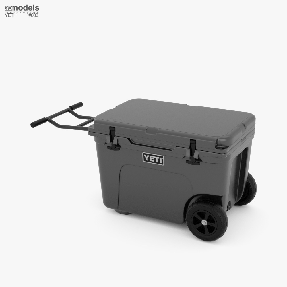Yeti Tundra Haul Portable Wheeled Cooler Modelo 3D
