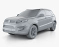 Yusheng S330 2020 3D модель clay render