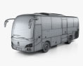 Yutong TC9 37 Bus 2024 3D-Modell wire render