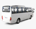 Yutong ZK5110XLH Bus with HQ interior 2021 3d model back view