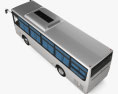 Yutong ZK5122XLH Bus with HQ interior 2021 3D-Modell Draufsicht