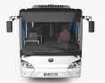 Yutong ZK5122XLH Bus with HQ interior 2021 Modelo 3D vista frontal