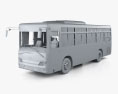 Yutong ZK5122XLH Bus with HQ interior 2021 3D-Modell clay render