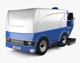 Zamboni Model 650 Electric 洗冰車 3D模型