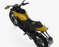 Zero Motorcycles DS ZF 2014 3D-Modell Draufsicht