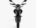 Zero Motorcycles FXE 2024 3D-Modell Vorderansicht
