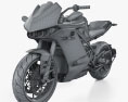 Zero Motorcycles SR S 2024 3D模型 wire render