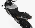Zero Motorcycles SR S 2024 3D 모델  top view