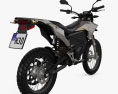 Zero-Motorcycles FX 2024 3D-Modell Rückansicht