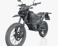 Zero-Motorcycles FX 2024 Modello 3D wire render
