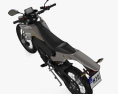 Zero-Motorcycles FX 2024 Modello 3D vista dall'alto