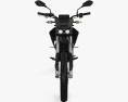 Zero-Motorcycles FX 2024 3D-Modell Vorderansicht