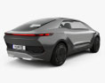 Zhiche Auto MPV 2019 3D-Modell Rückansicht