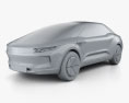Zhiche Auto MPV 2019 3D-Modell clay render