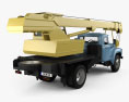 ZIL 130 起重卡车 1994 3D模型 后视图