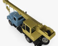 ZIL 130 起重卡车 1994 3D模型 顶视图