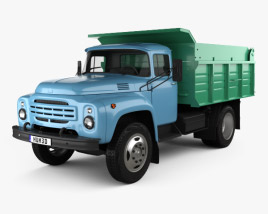 ZIL 130 Dump Truck 1994 3D model