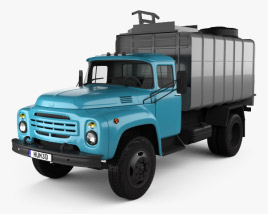 ZIL 130 Camion della spazzatura 1994 Modello 3D