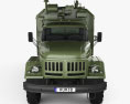 ZiL 131 Army Truck 1966 3d model front view