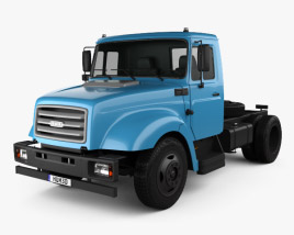 3D model of ZiL 43276T Tractor Truck 2016