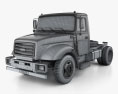 ZiL 43276T 트랙터 트럭 2016 3D 모델  wire render