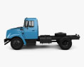 ZiL 43276T 트랙터 트럭 2016 3D 모델  side view