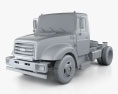 ZiL 43276T Camion Tracteur 2016 Modèle 3d clay render
