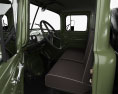ZiL 131 Flatbed Truck with HQ interior 1966 3D模型 seats