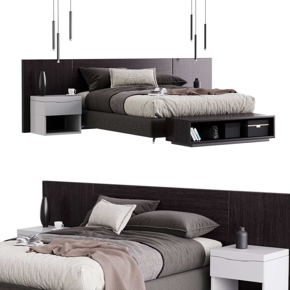 Luxury Bedroom Furniture set Modello 3D