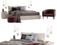 Modern Bedroom Furniture Set 3Dモデル